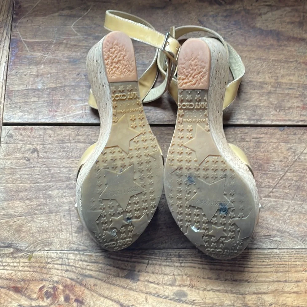 Jimmy Choo Wedges sz 38 1/2 incl orig box and dust bag - Picture 10 of 13